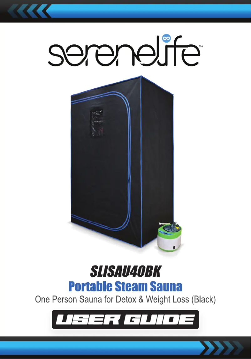 Page 1 de la notice Manuel utilisateur SereneLife SLISAU40BK