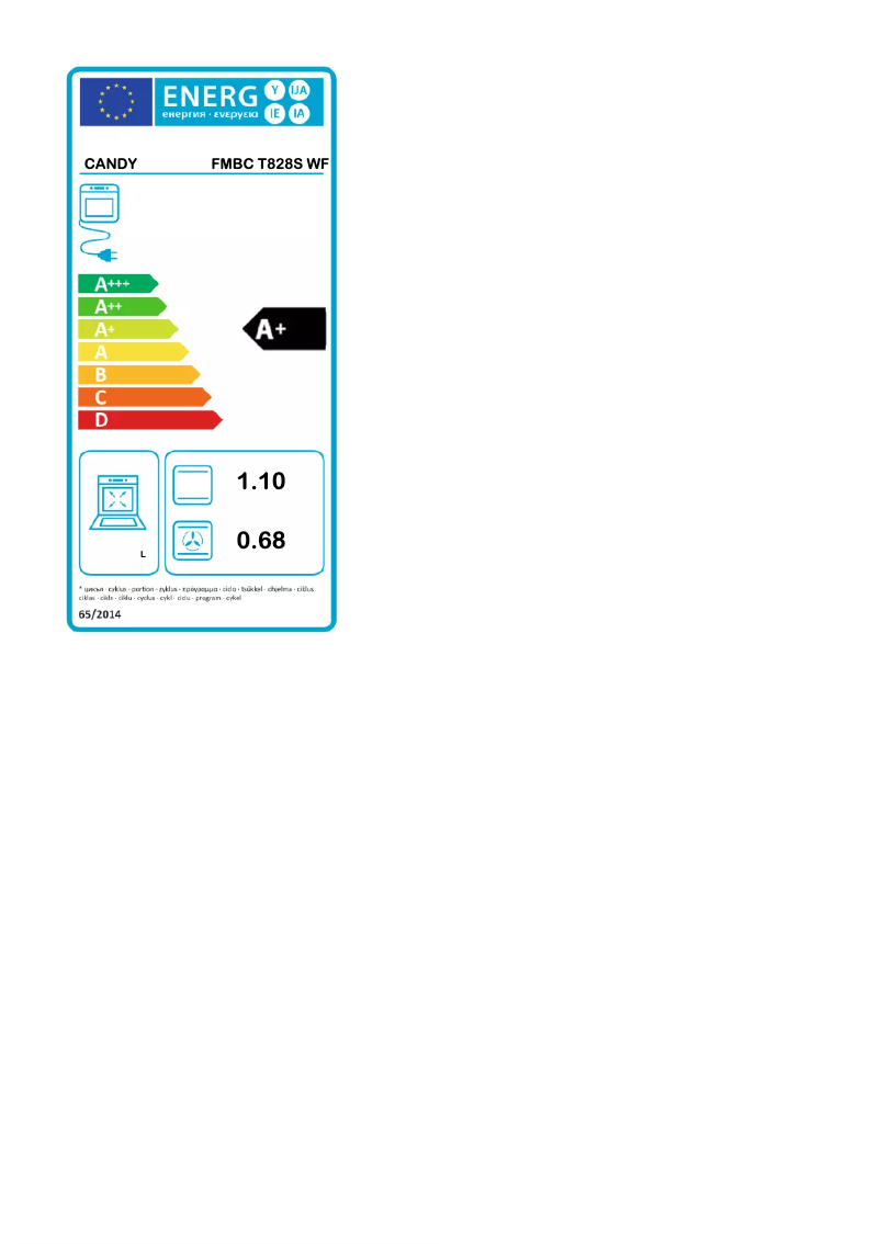 Image de la première page du manuel de l'appareil FMBC T828S WF