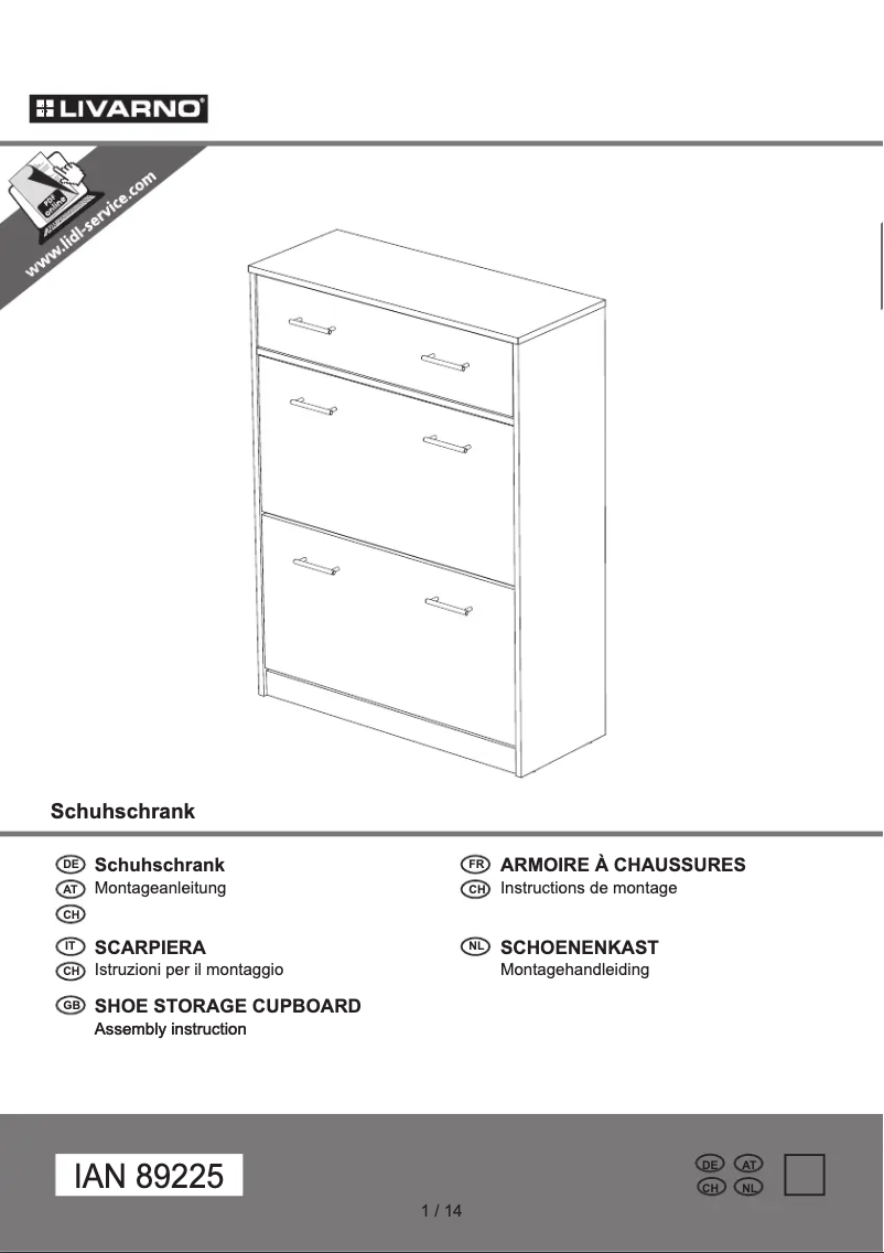 Image de la première page du manuel de l'appareil IAN 89225