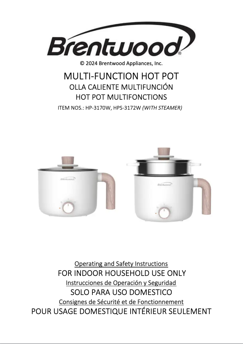 Página 1 del manual Manual de usuario Brentwood HP-3170W