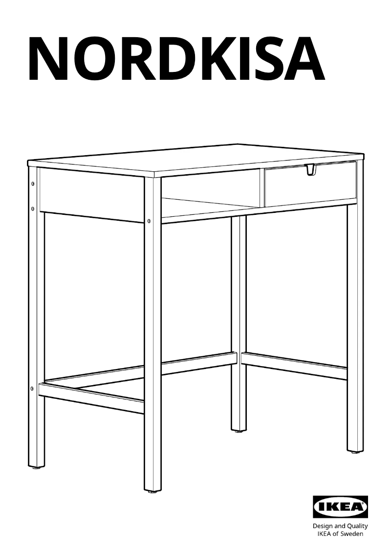 Page 1 de la notice Manuel utilisateur Ikea NORDKISA 004.394.73