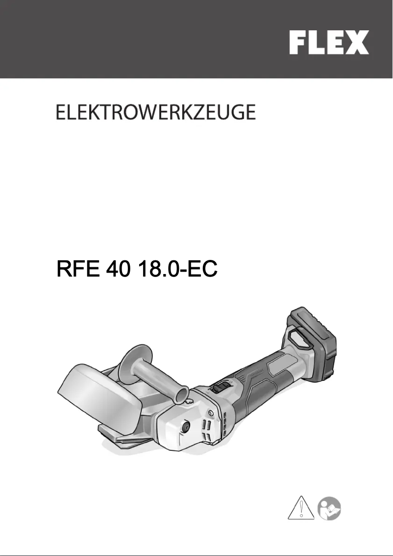 Image de la première page du manuel de l'appareil RFE 40 18.0-EC