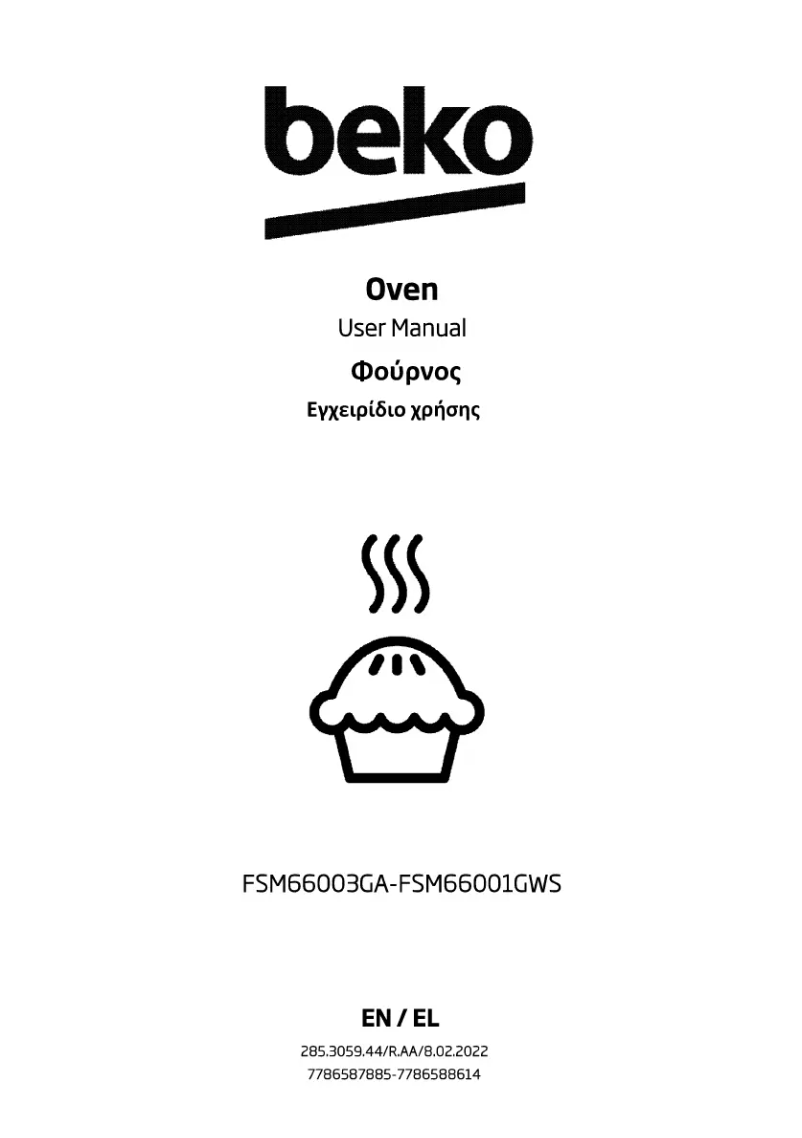 Page 1 de la notice Manuel utilisateur Beko FSM66001GWS