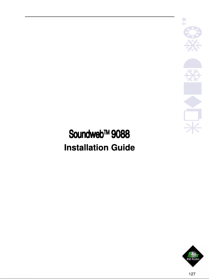 Image de la première page du manuel de l'appareil Soundweb 9088i