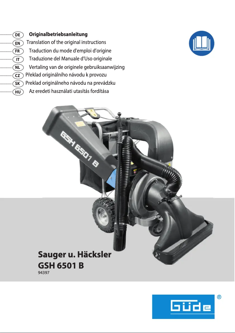 Image de la première page du manuel de l'appareil GSH 6501 B
