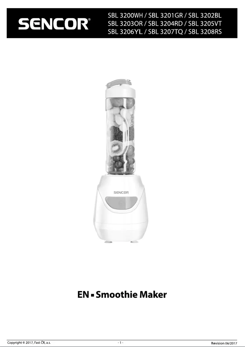 Imagen de la primera página del manual del dispositivo SBL 3204RD