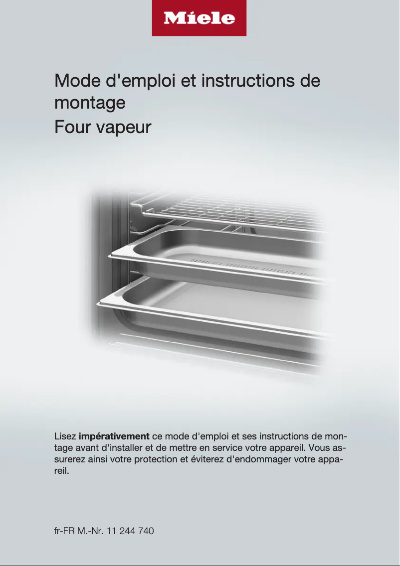 Image de la première page du manuel de l'appareil DG 7140