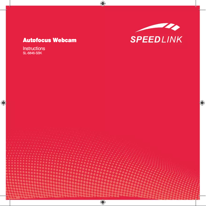 Page 1 de la notice Manuel utilisateur Speed-Link Autofocus Mic SL-6846