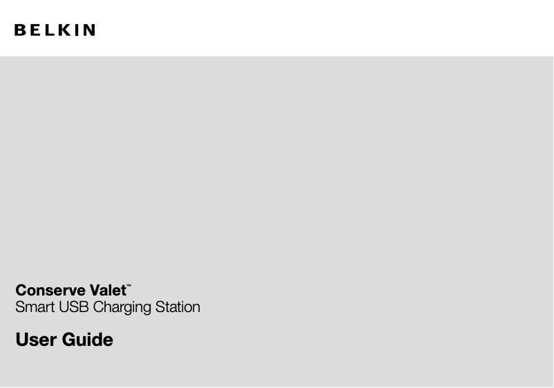 Page 1 de la notice Manuel utilisateur Belkin F7C008DF
