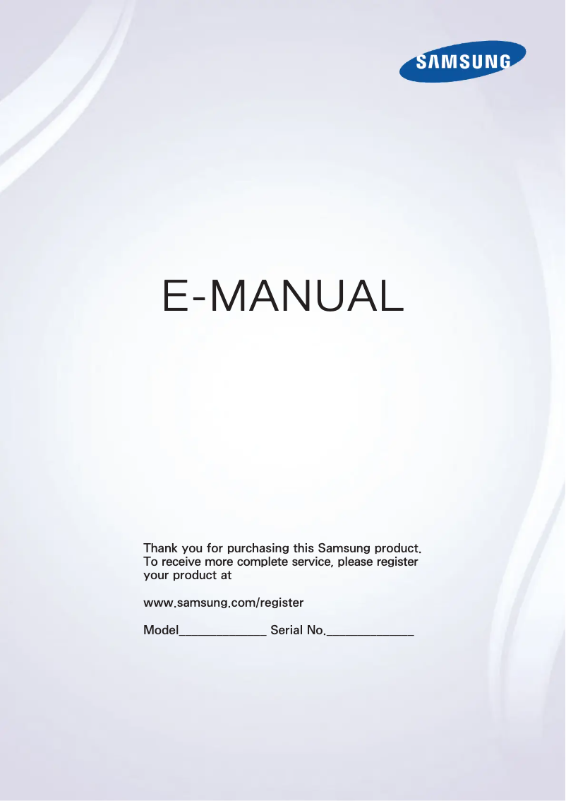 Image de la première page du manuel de l'appareil UE60JU6870UXZG