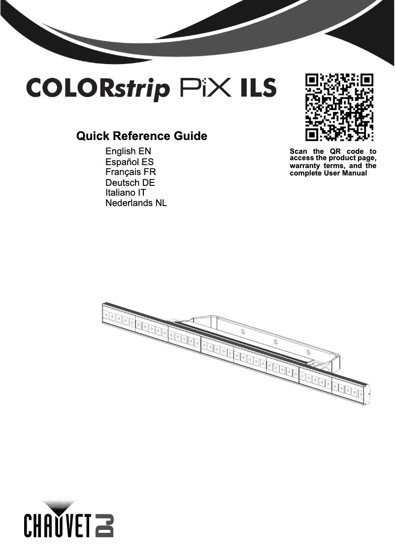 Page 1 de la notice Manuel utilisateur Chauvet COLORstrip Pix ILS