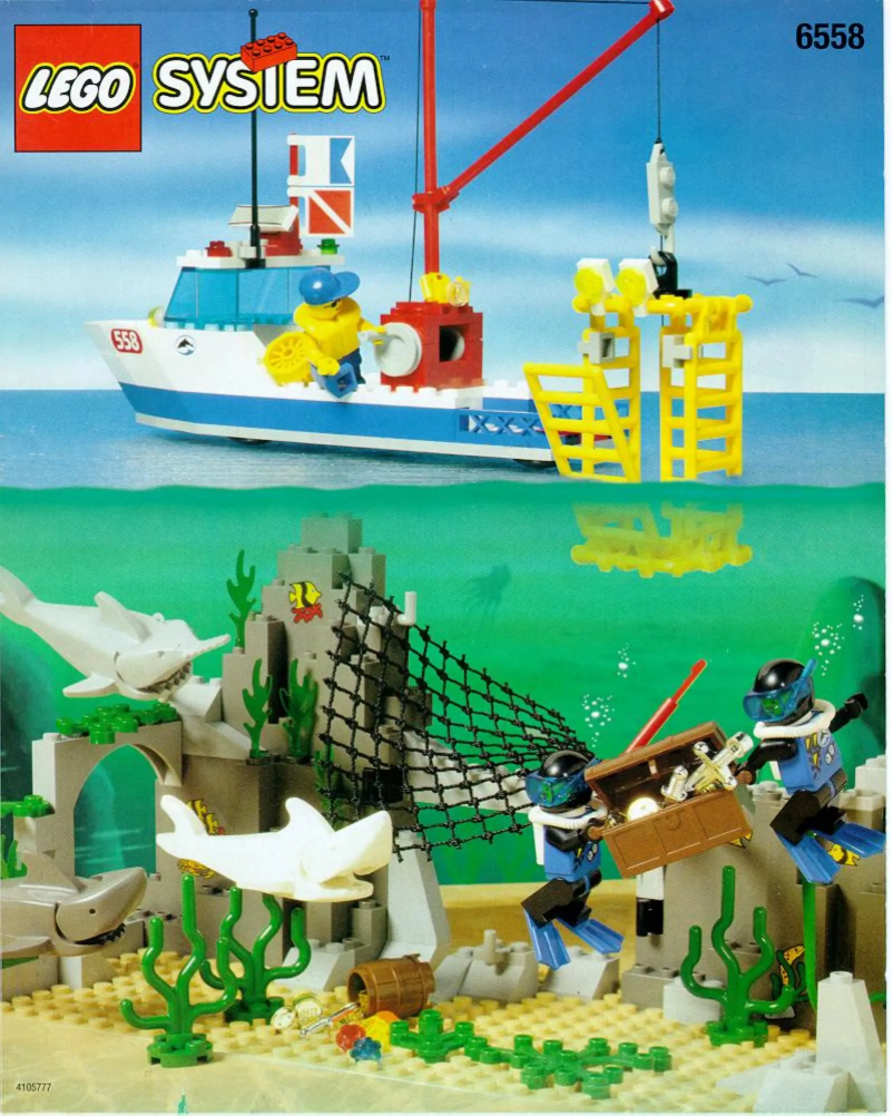 Page 1 de la notice Manuel utilisateur Lego Divers 6558