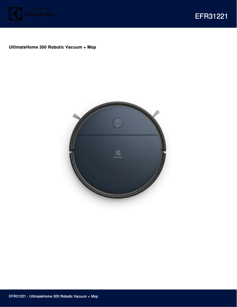 Page 1 de la notice Fiche technique Electrolux UltimateHome 300
