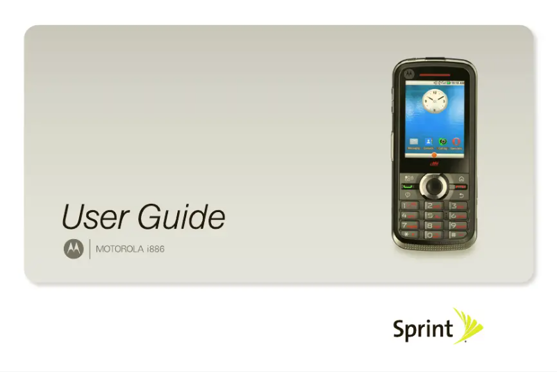Página 1 del manual Manual de usuario Motorola i886