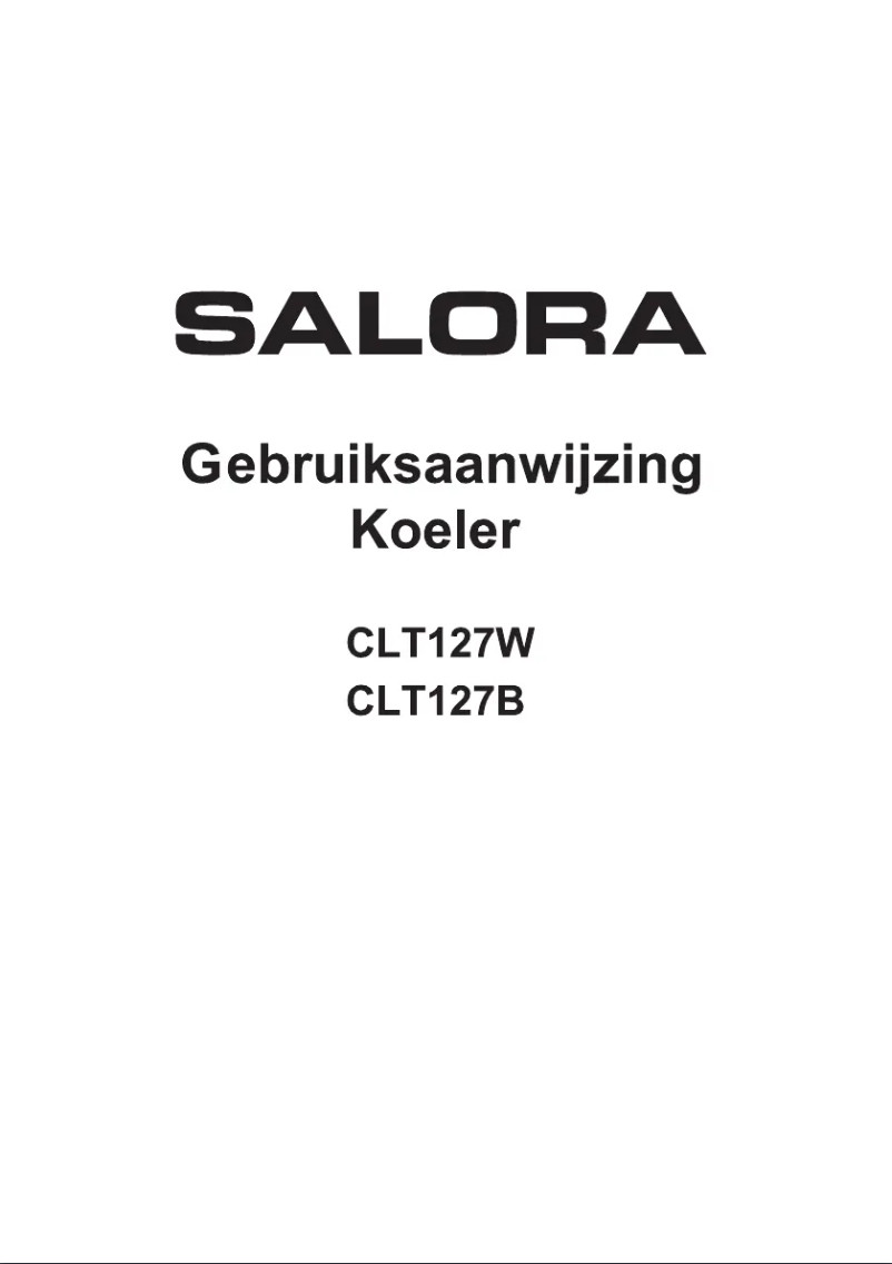 Image de la première page du manuel de l'appareil CLT127B