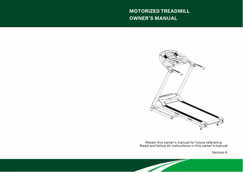 Página 1 del manual Manual de usuario York Fitness T600 Plus