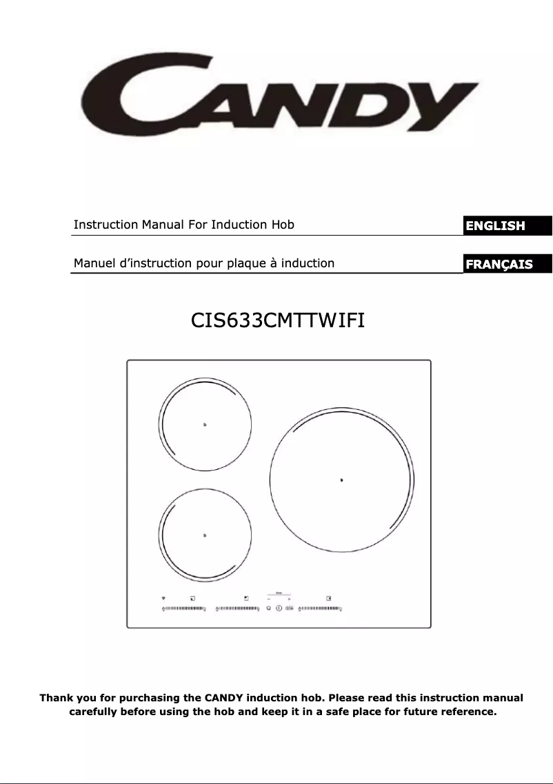 Image de la première page du manuel de l'appareil CIS633CMTTWIFI