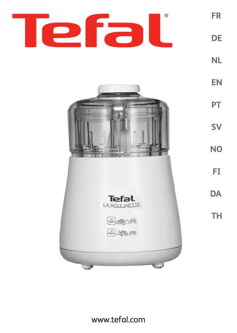 Page n°1 - Manuel utilisateur Tefal La Moulinette DPA130