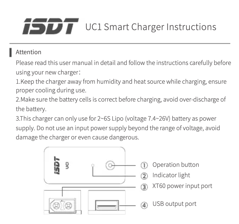 Image de la première page du manuel de l'appareil UC1