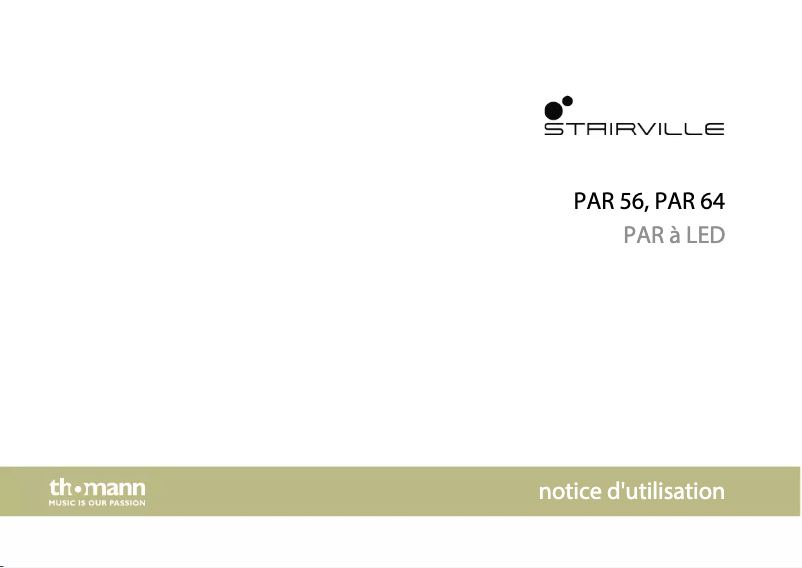 Image de la première page du manuel de l'appareil PAR 64