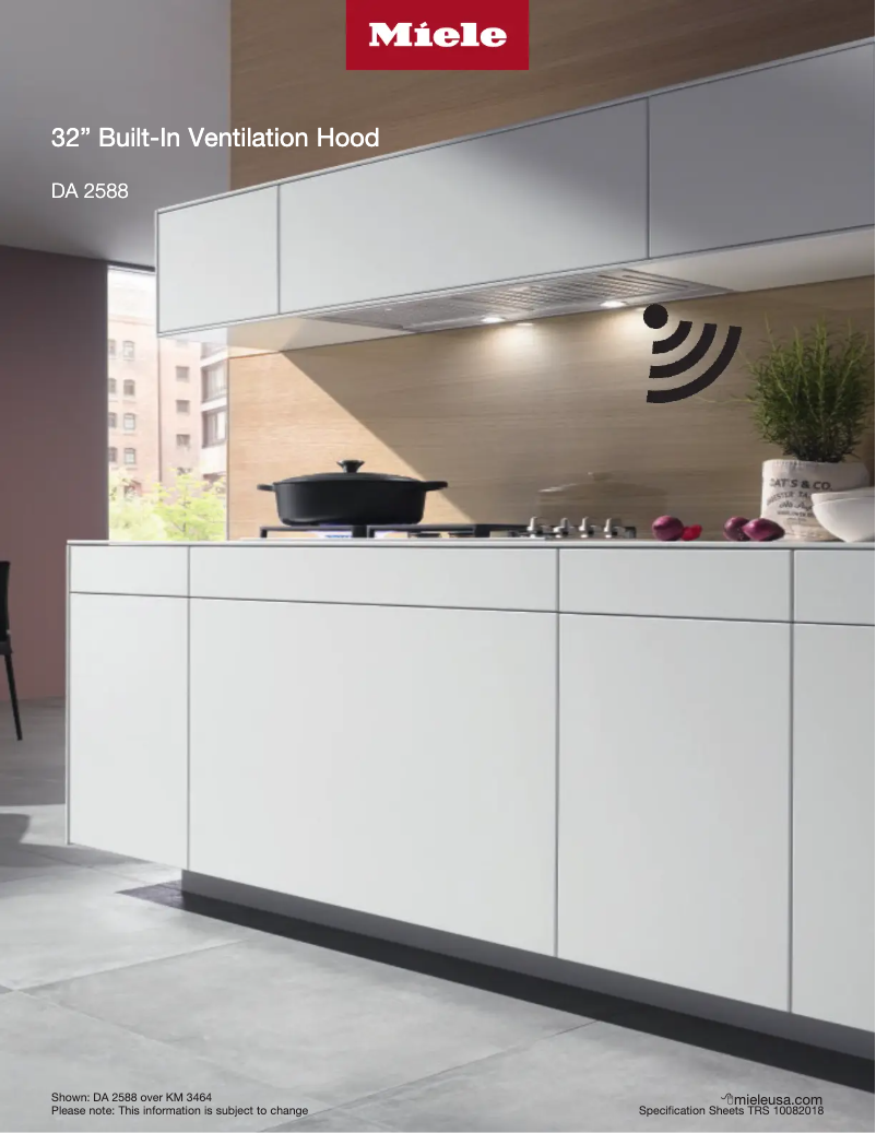 Image de la première page du manuel de l'appareil DA 2588