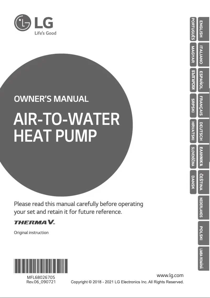 Page 1 de la notice Manuel utilisateur LG HM141MR