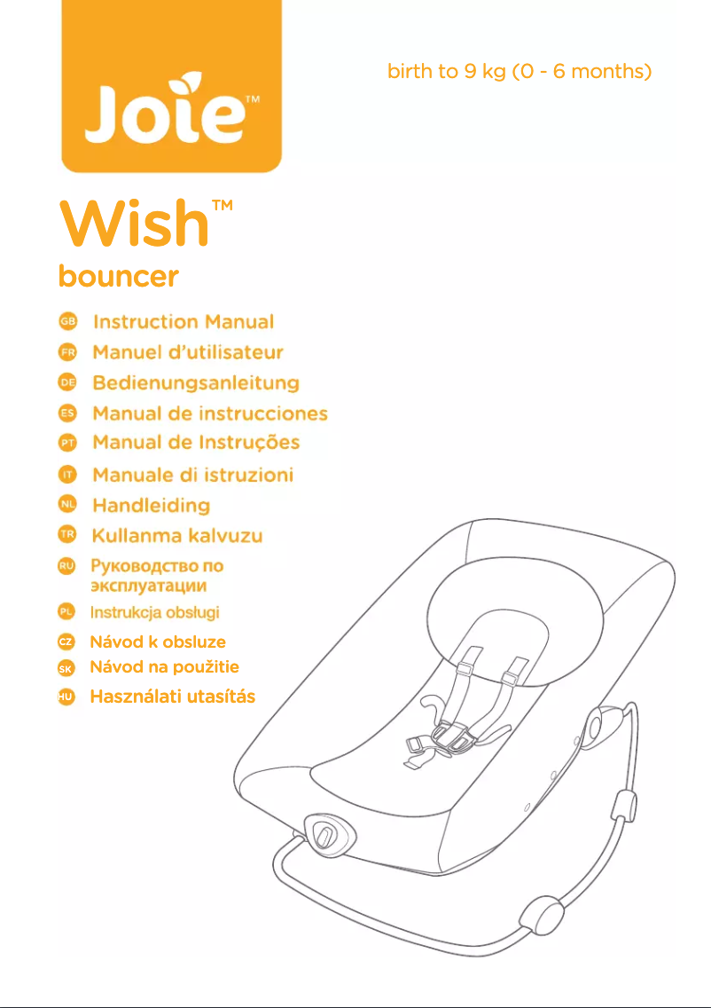 Page n°1 - Manuel utilisateur Joie Wish