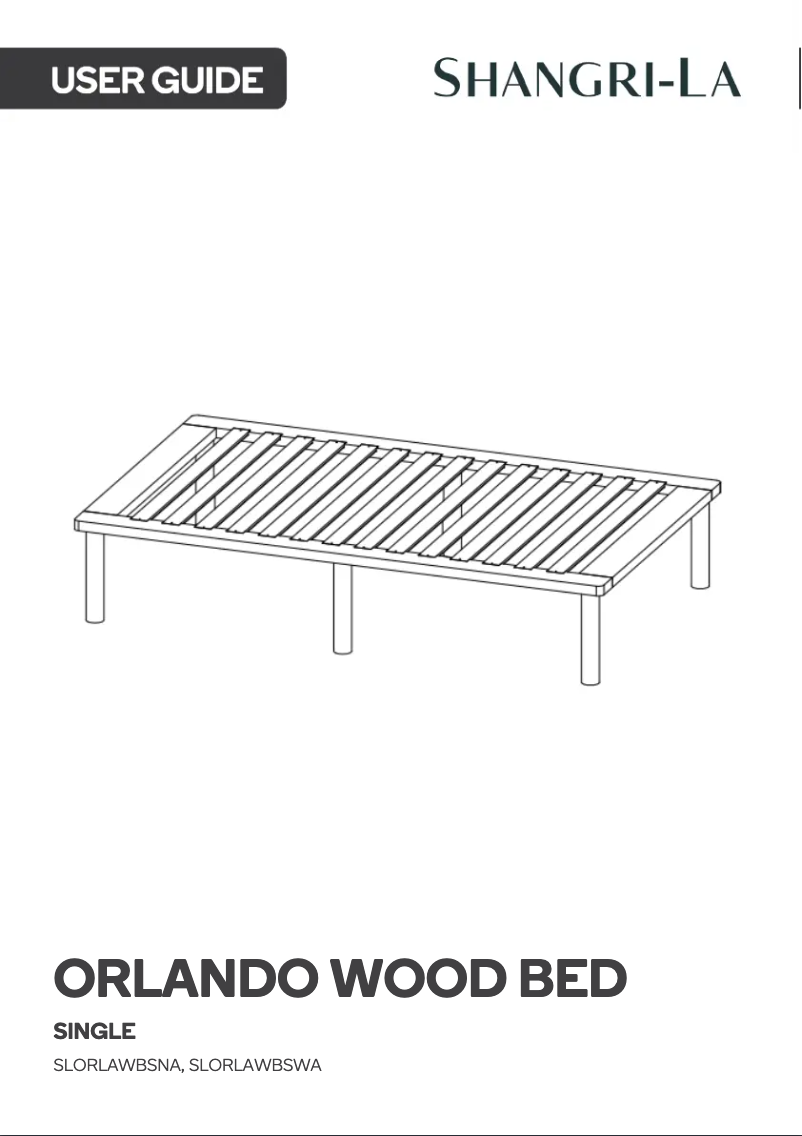 Page 1 de la notice Manuel utilisateur Shangri-La Orlando SLORLAWBSNA