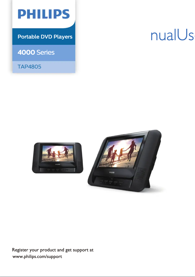 Image de la première page du manuel de l'appareil TAP4805