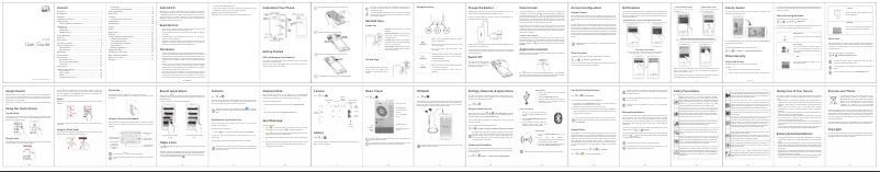 Imagen de la primera página del manual del dispositivo Canvas Fire 4 A107