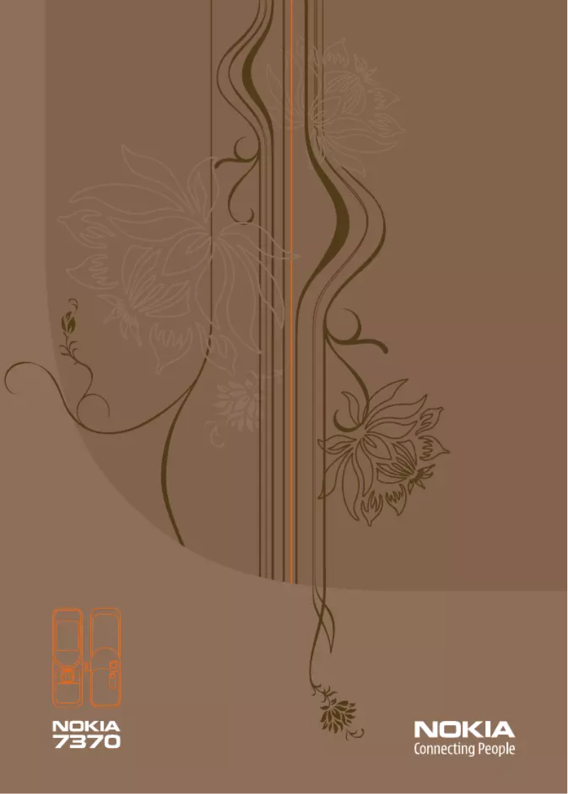 Página 1 del manual Manual de usuario Nokia 7370