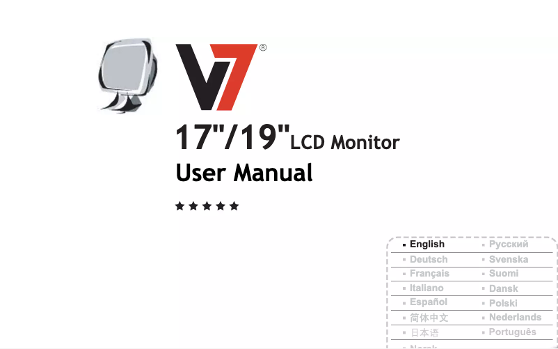 Página 1 del manual Manual de usuario V7 L19PS