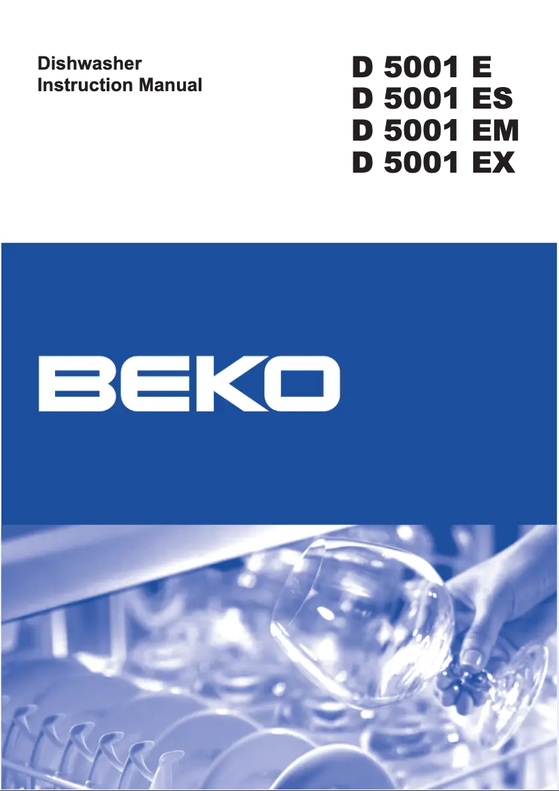 Page 1 de la notice Manuel utilisateur Beko D 5001 E