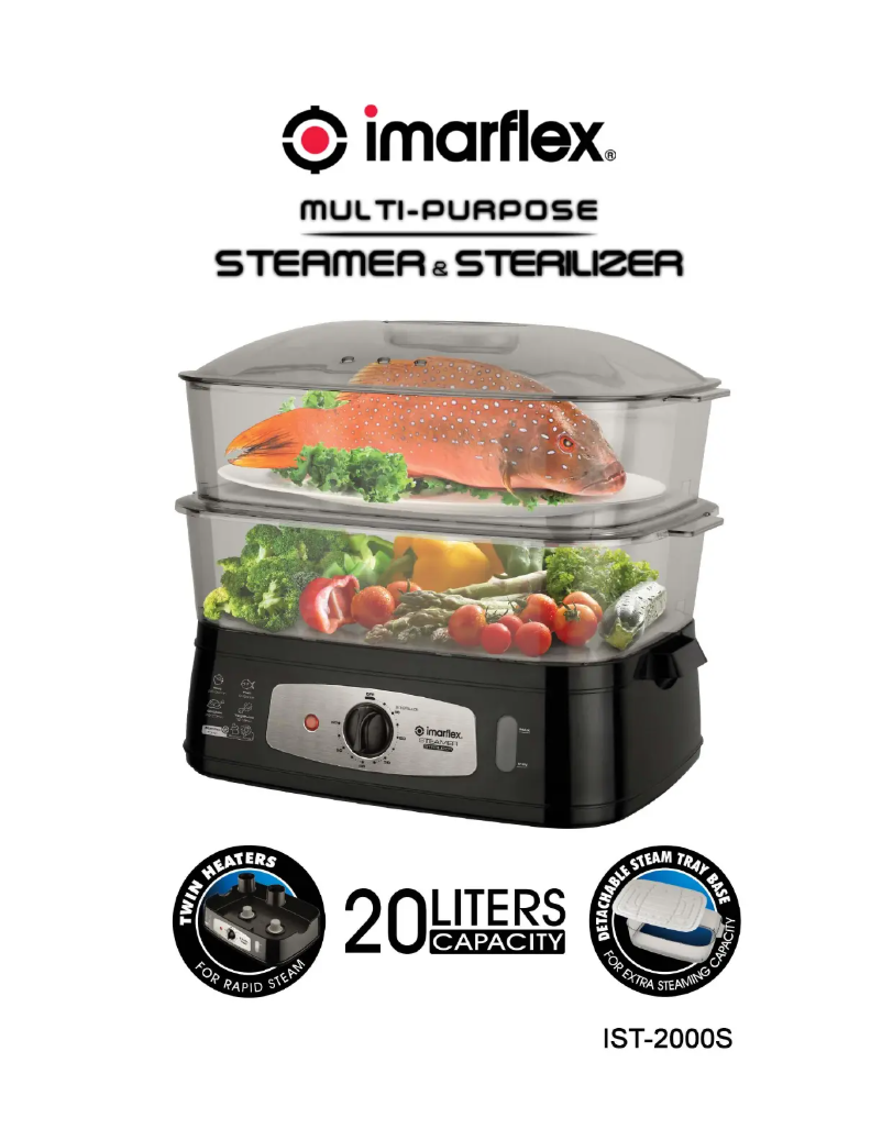 Page 1 de la notice Manuel utilisateur Imarflex IST-2000S