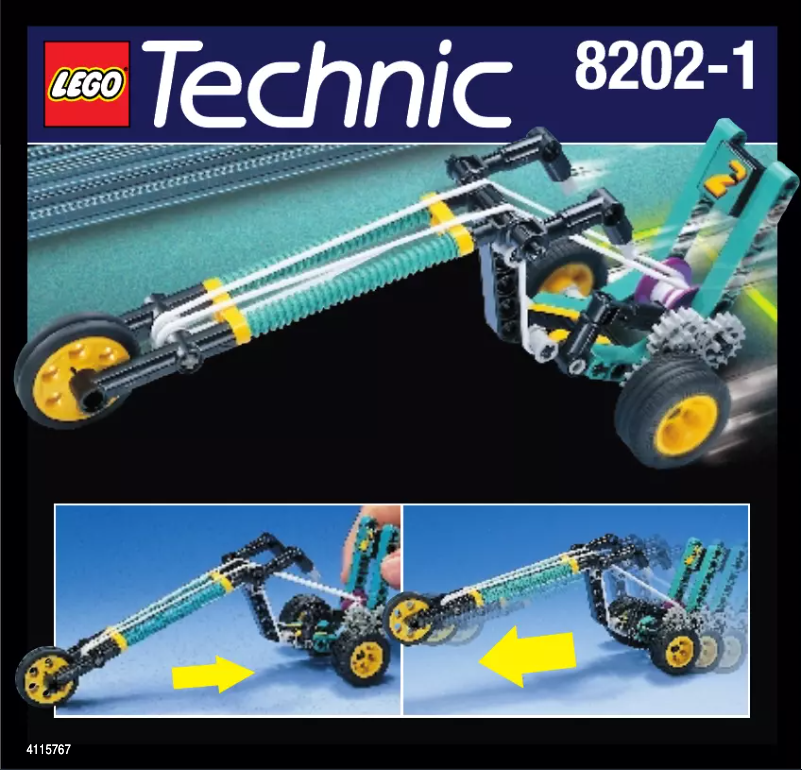 Page 1 de la notice Manuel utilisateur Lego Technic 8202