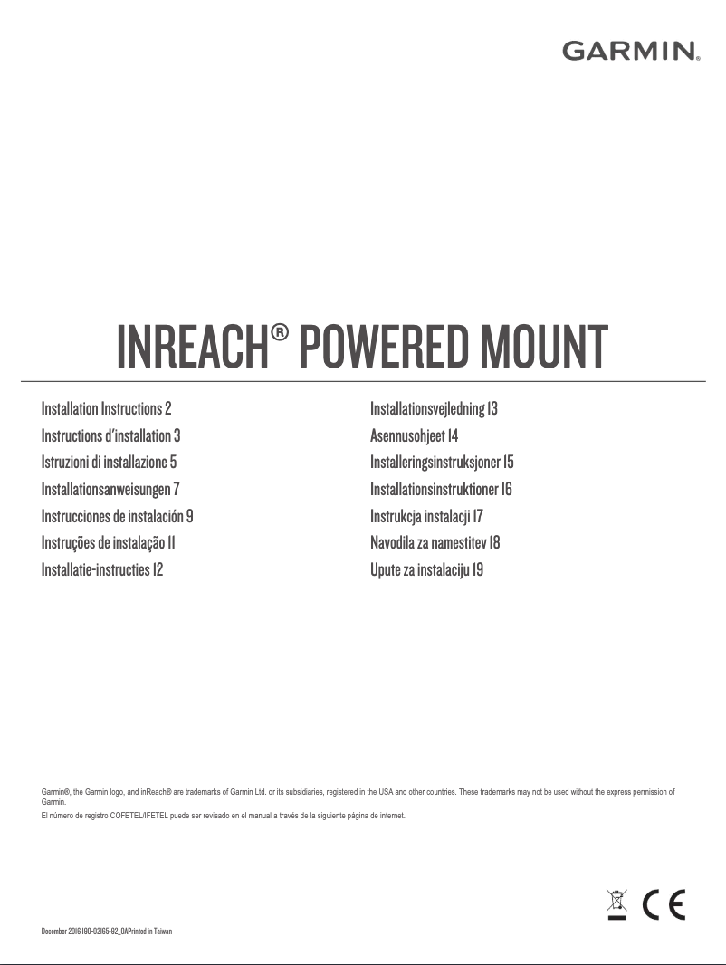 Página 1 del manual Manual de usuario Garmin inReach SE+
