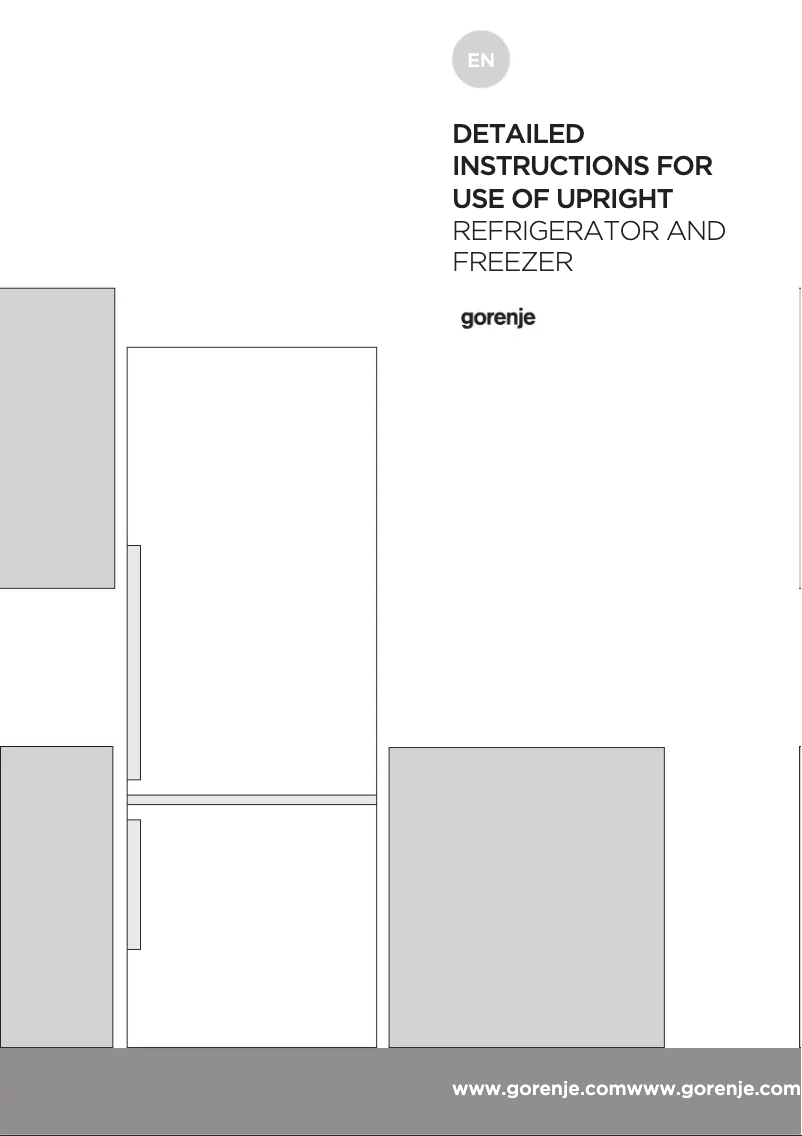 Page n°1 - Manuel utilisateur Gorenje NRK62JSY2WUK