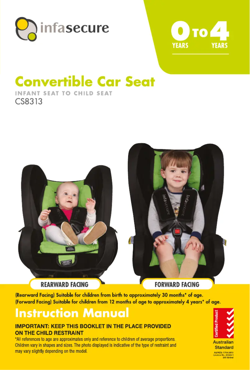 Page 1 de la notice Manuel utilisateur InfaSecure Kompressor 4 Astra CS8313