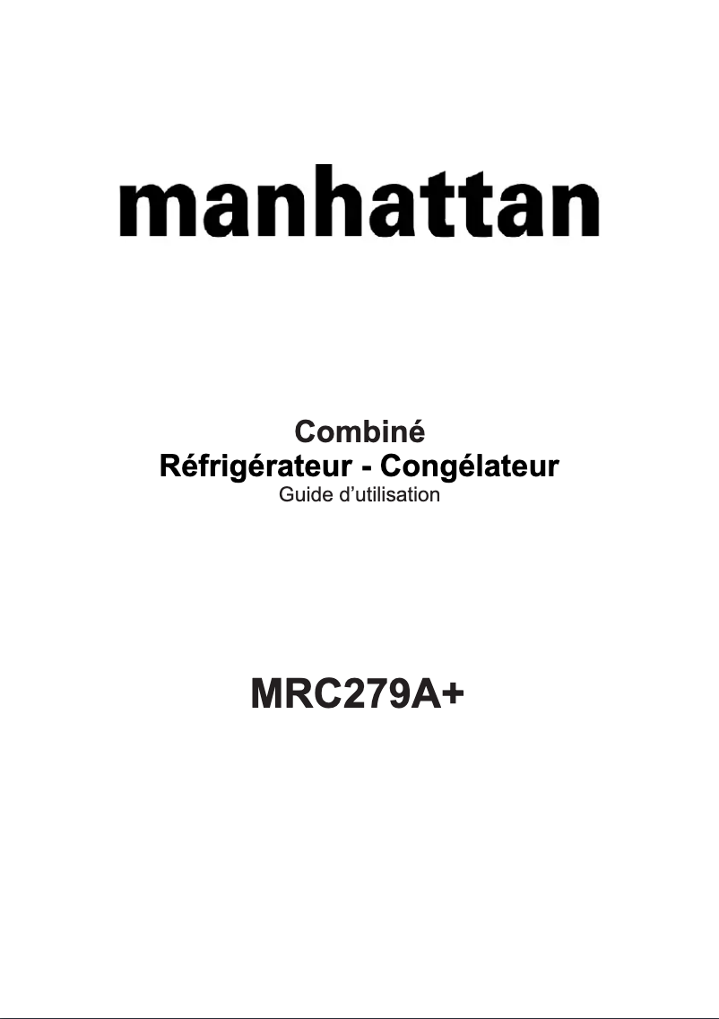 Imagen de la primera página del manual del dispositivo MRC279A+