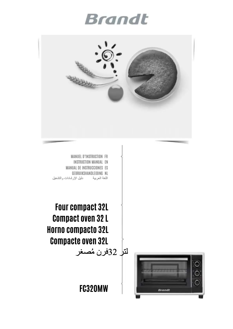 Page 1 de la notice Manuel utilisateur Brandt FC320MW