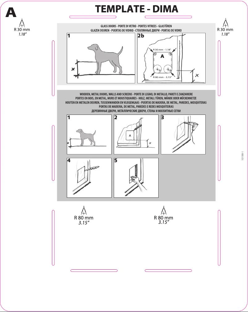 Page 1 de la notice Instructions / montage Ferplast Swing Microchip Large