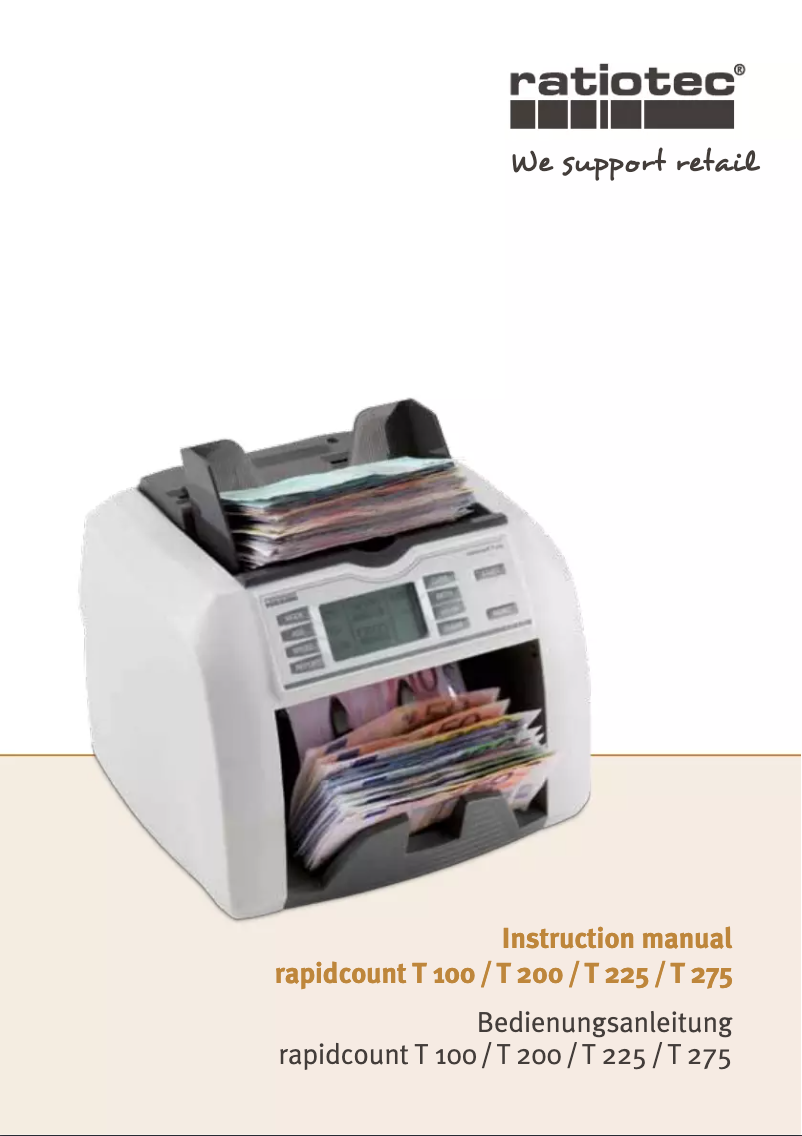 Image de la première page du manuel de l'appareil T 200