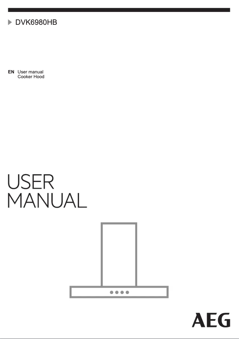 Página 1 del manual Manual de usuario AEG DVK6980HB
