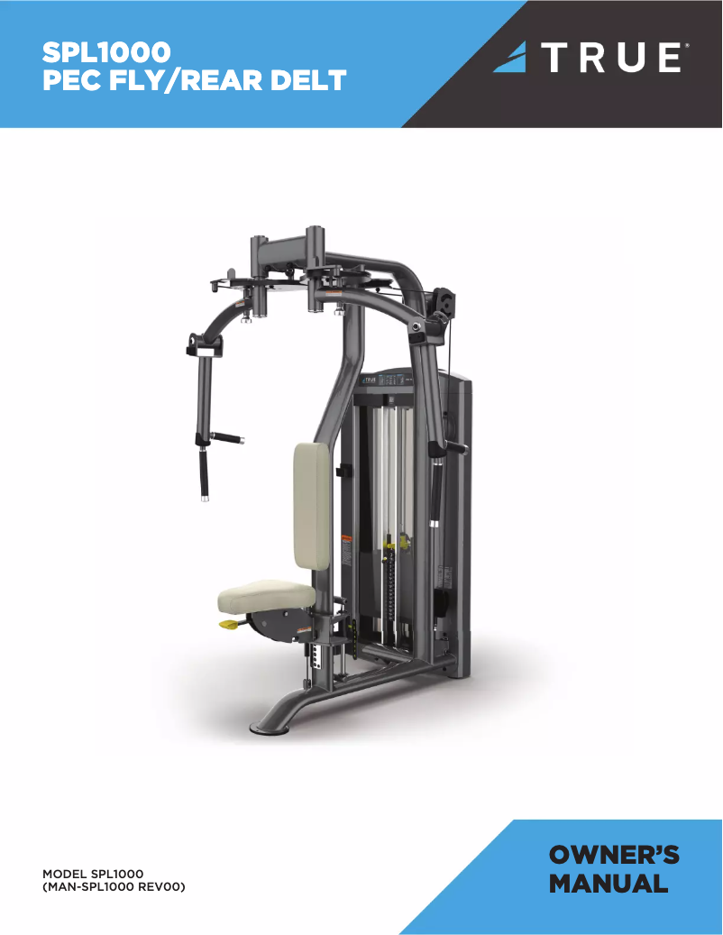 Page 1 de la notice Manuel utilisateur True SPL1000