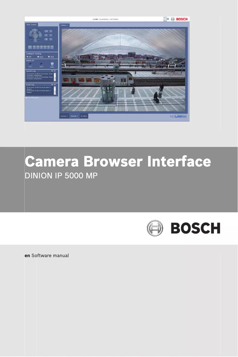 Page n°1 - Manuel utilisateur Bosch NBN-50051-C