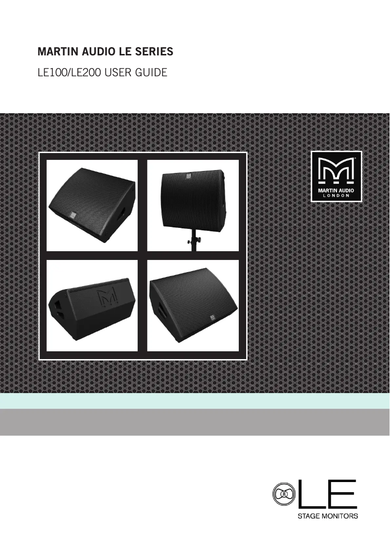Page n°1 - Manuel utilisateur Martin Audio LE200