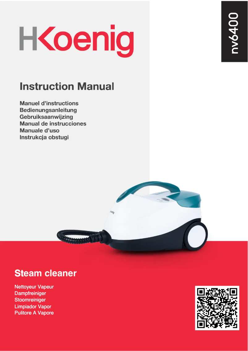 Page n°1 - Manuel utilisateur H.Koenig NV6400
