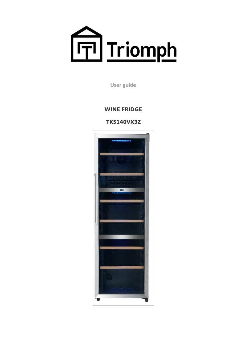 Page 1 de la notice Manuel utilisateur Triomph TKS140VX3Z