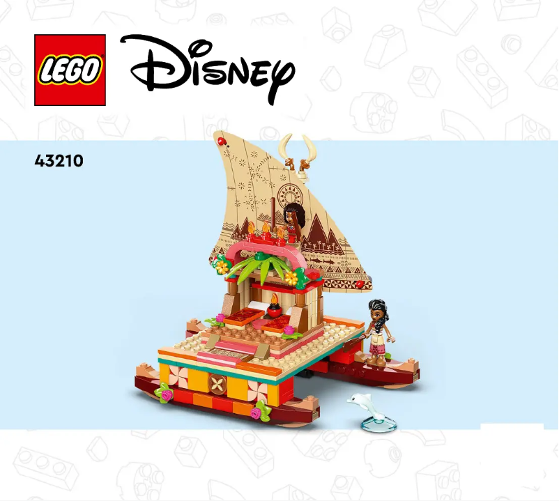 Page 1 de la notice Manuel utilisateur Lego Disney 43210