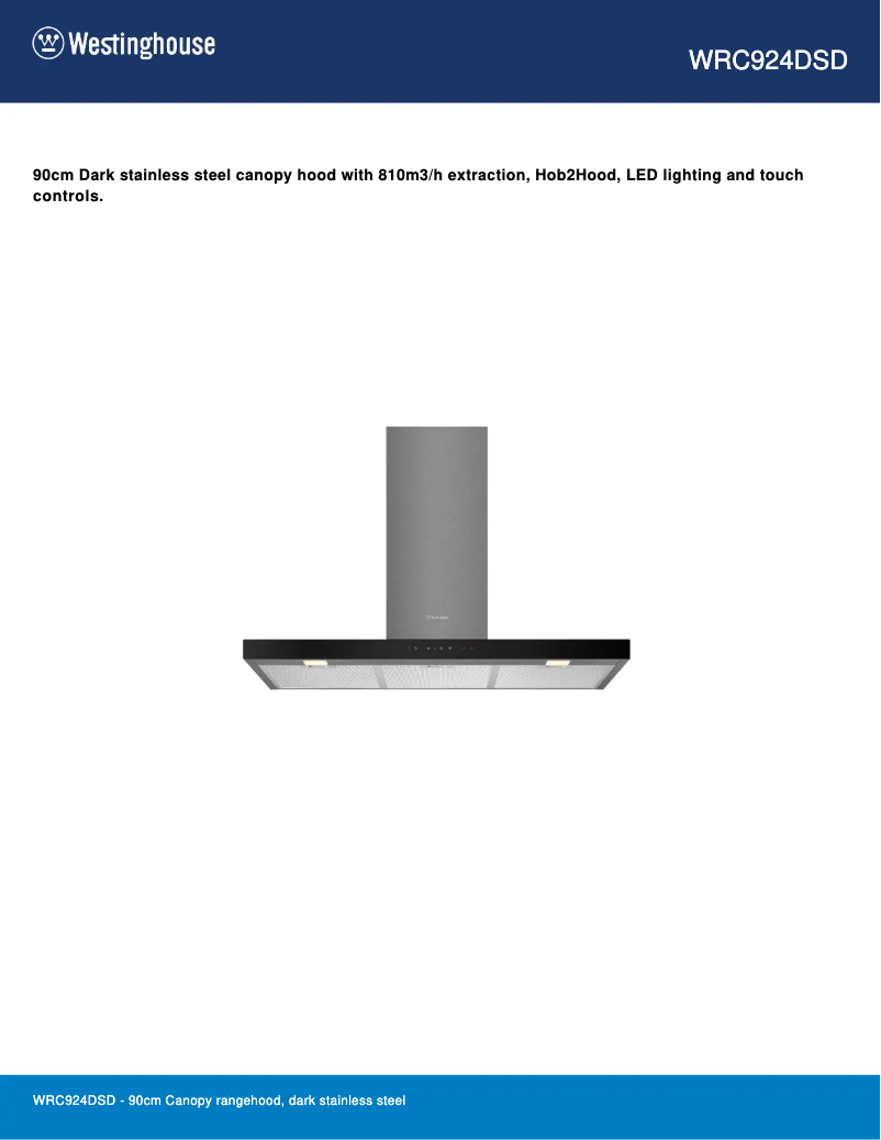 Image de la première page du manuel de l'appareil WRC924DSD